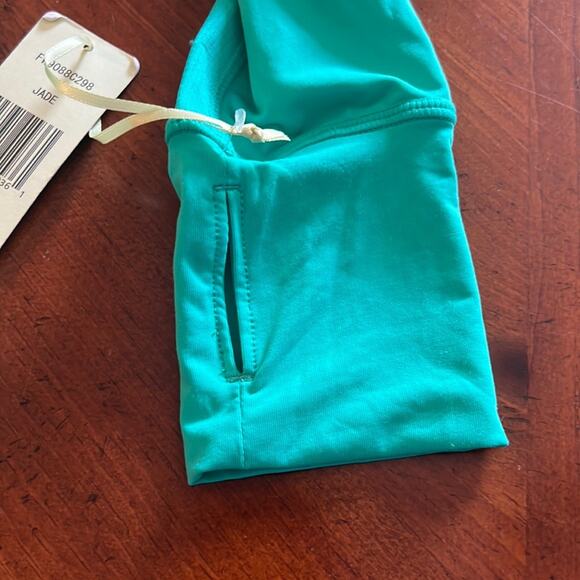 Tangerine Jade Lightweight Long Sleeve Athletic Slinky Knit Top Woman Large NWT - Picture 5 of 9